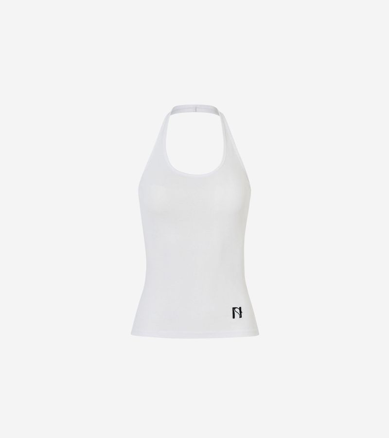 Newalrin logo Halter neck sleevelsee top
