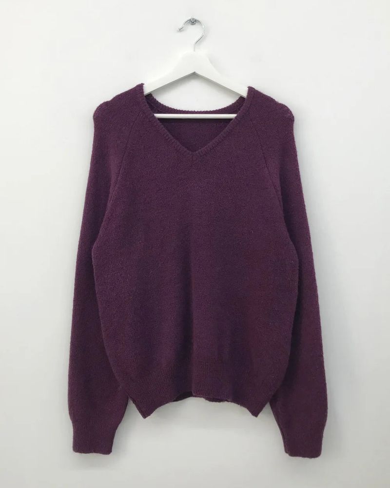 Ponsil V-neck knit (4color)