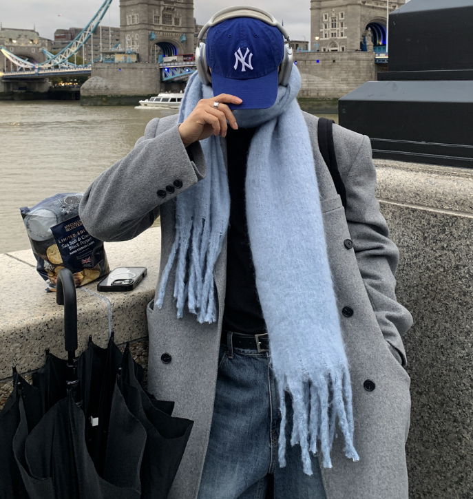 LOOKPLE（ルックプル）の「アルベリーズベーシックコジーソフトマフラー（ファッション小物）」