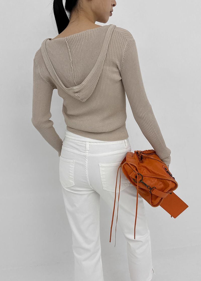[MADE] Riev Ribbed Knit Zip-Up