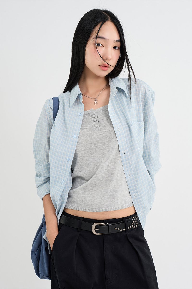 Raucohouse（ラウコハウス）の「Haven Light Check Shirt（Tops）」