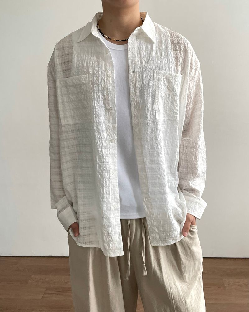 IDF（アイディーエフ）の「Ogan Crochet Shirt（Tops）」