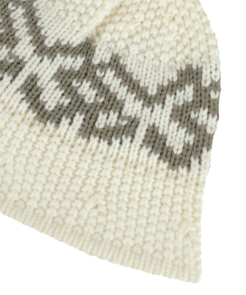 M LOGO KNIT BUCKET HAT