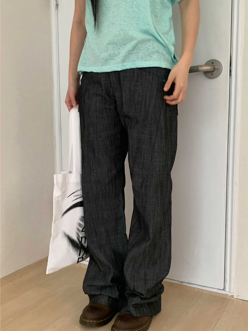 selvedge Bootcut Semi Low Denim (2 colors)