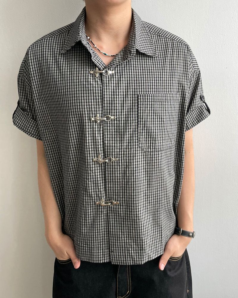 IDF（アイディーエフ）の「Buckcle Short Sleeve Shirt（Tops）」