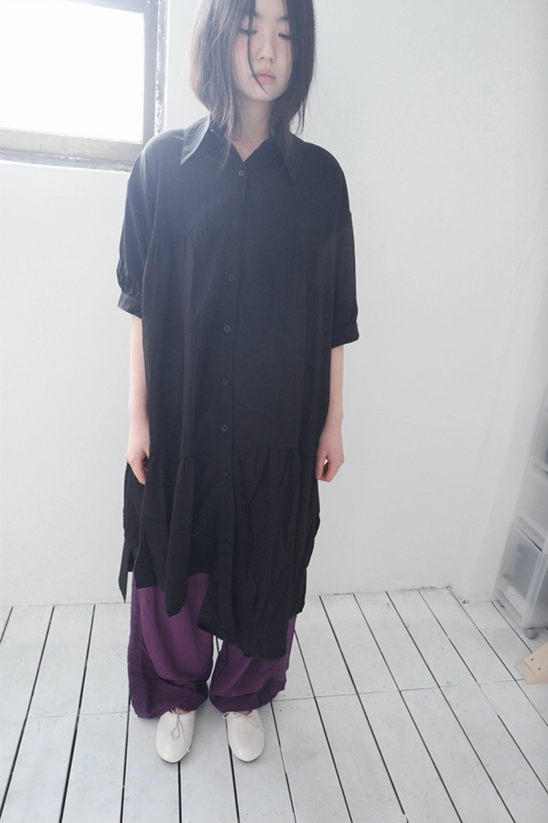 unbal black shirt OPS