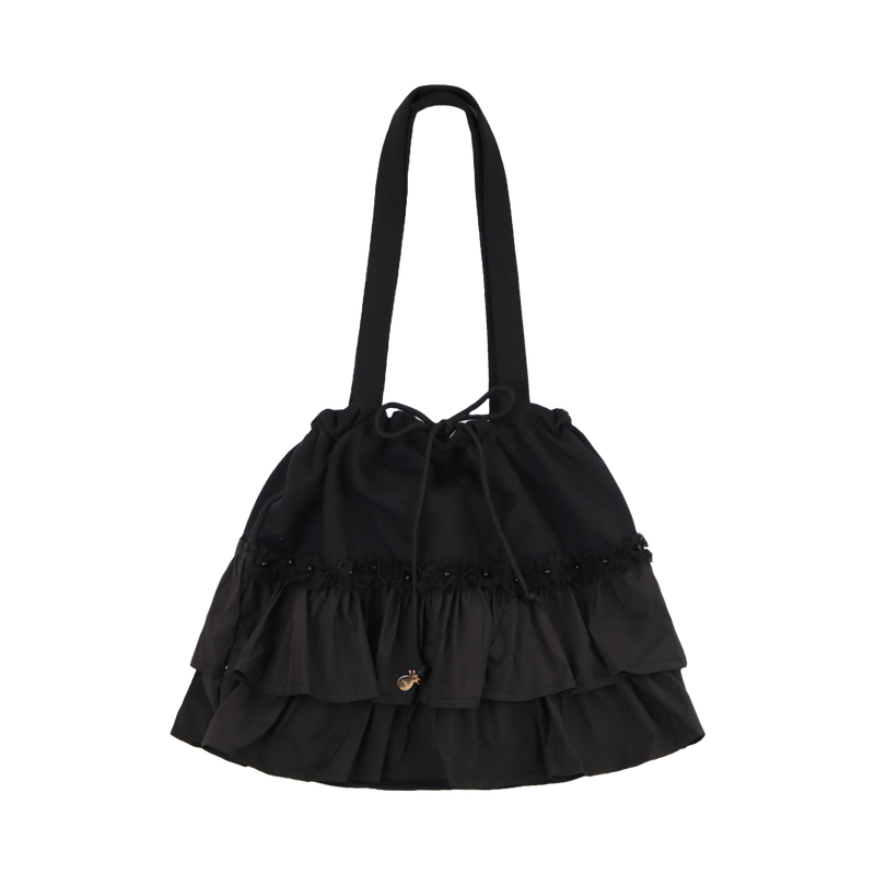 TIERED FRILL BAG (2 COLORS)