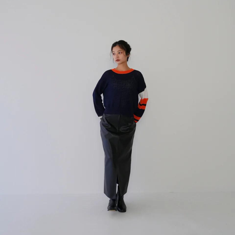 asymmetric summer knit