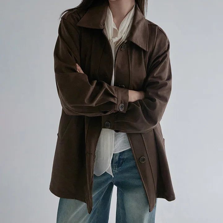 blitti（ブリッティ）の「[Roante] Suede Collar Jacket - 2 Colors（Jackets/Outerwear）」