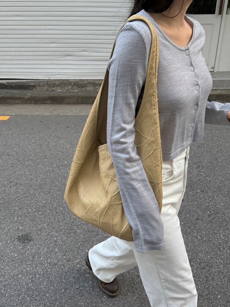[MADE] PRINKLE LAYERED CROP CARDIGAN