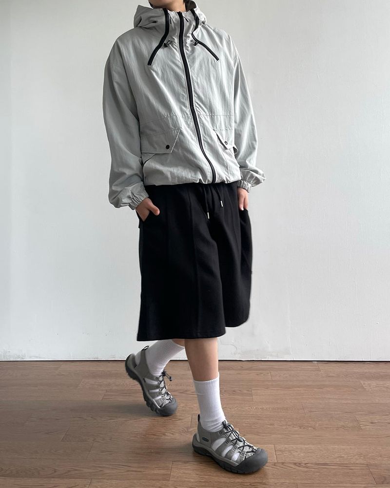 Util Zipper Hood Windbreaker