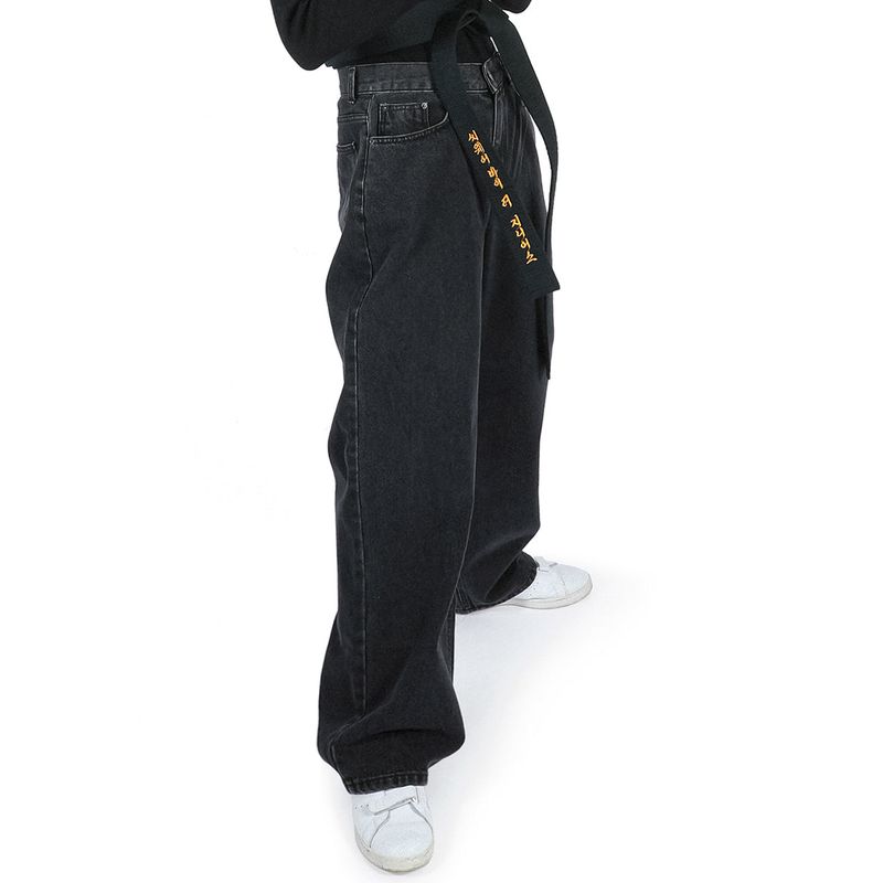 C Wear by the Genius(シーウェア バイザジーニアス)の「SUPER WIDE DENIM PANTS BLACK(Pants)」