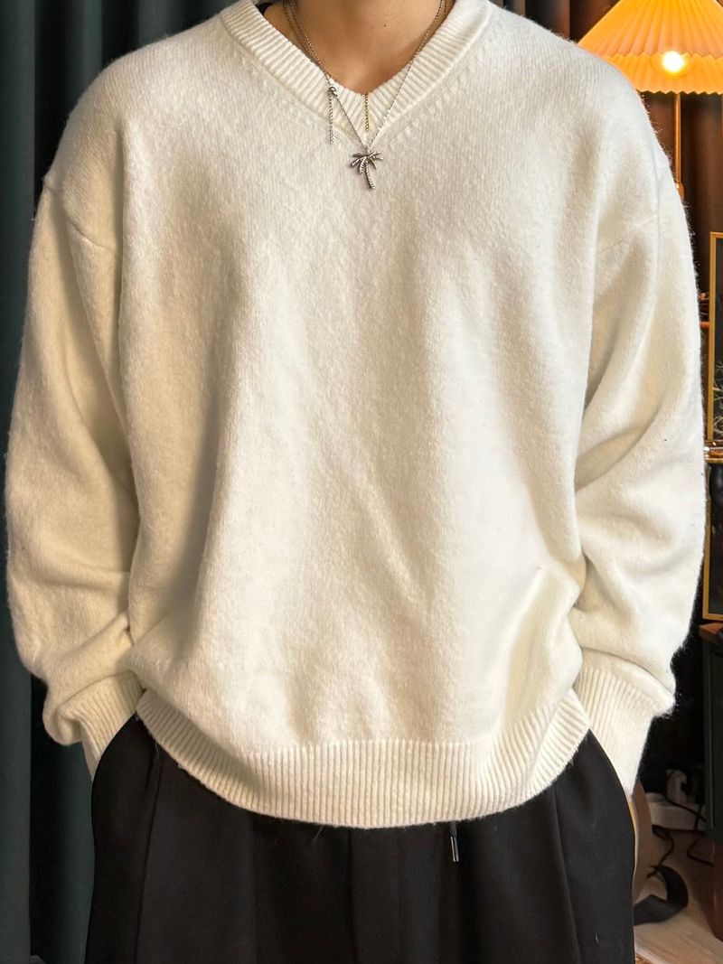 Airwool V-Neck Knit 6COLOR