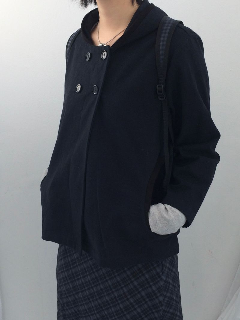 Modern Double A-Fit Short Coat