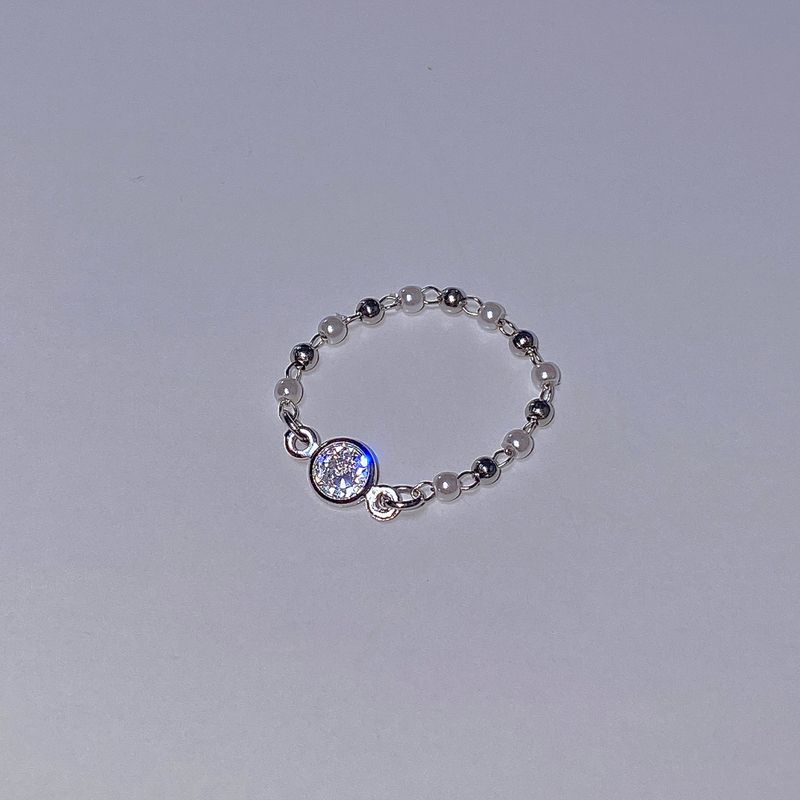 RUNARING（ルナリング）の「パールボールキュービックチェーンリング（アクセサリー）」