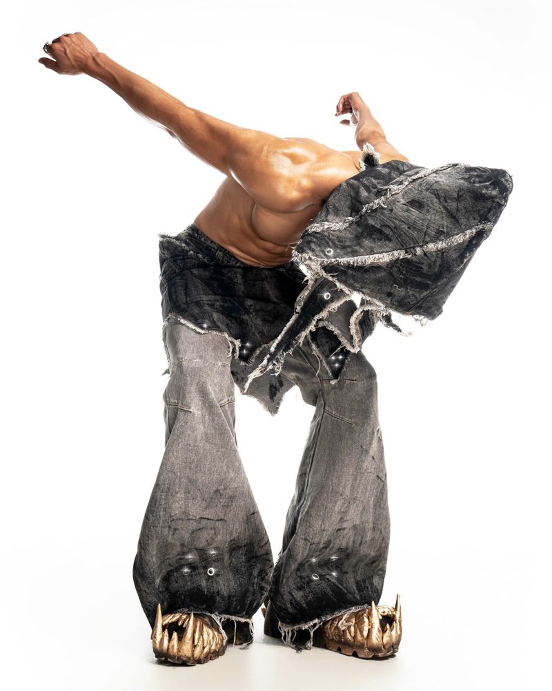 DANCING WITH DEMONS FLARE PANTS