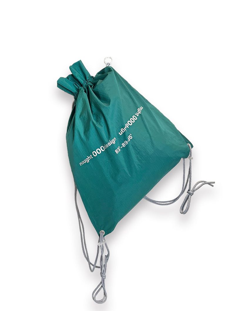 Reverse Logo Gym Sack / Peacock Green
