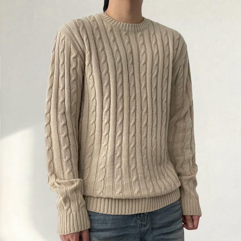 Levo Basic Cable Round Knit