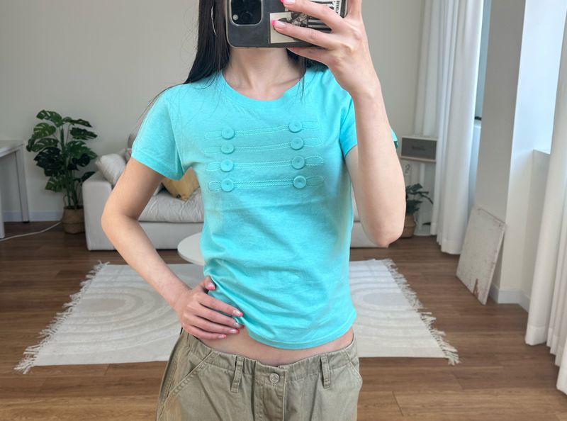 napoleon button tee