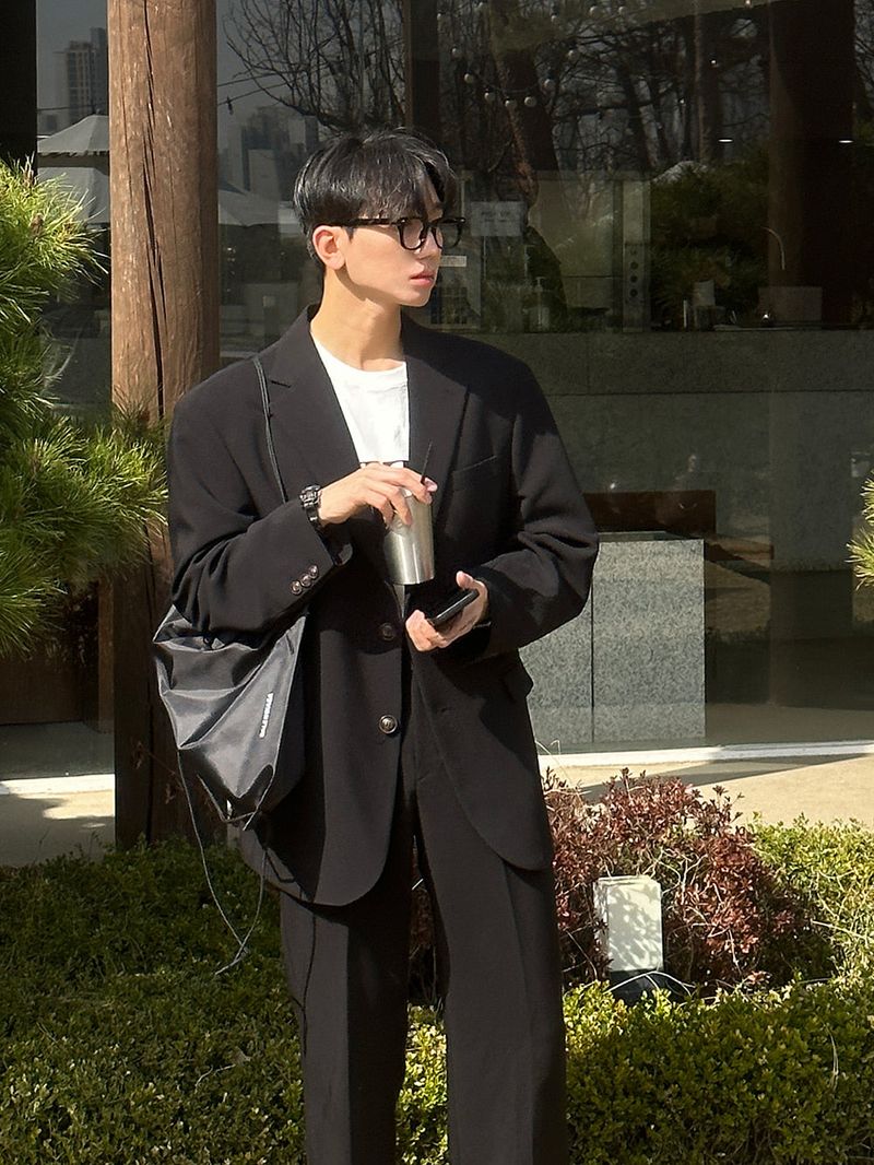 3 TAP Sage Tencel Blazer (2color)
