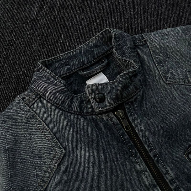 DV patch incision washing jean jacket