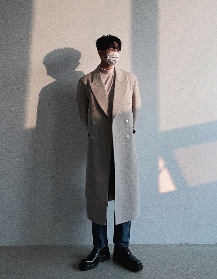 ASCLO（エジュクロ）の「ASCLO Our Double Long Coat (2color)（Jackets/Outerwear）」