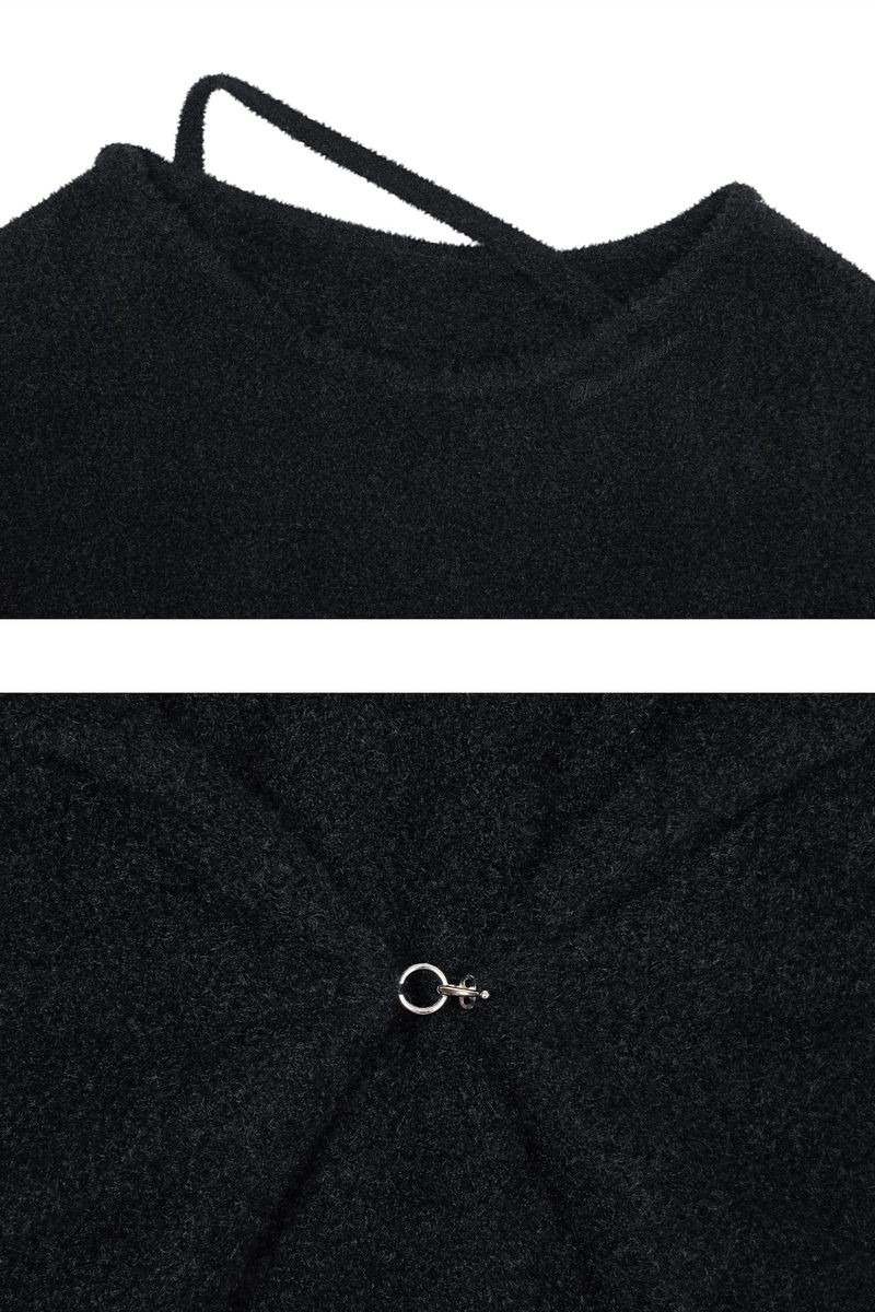 RUBY HOOK OVER KNIT black