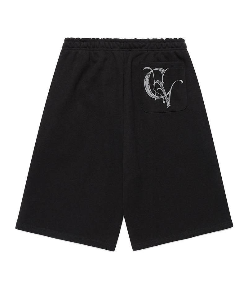 W STEM SWEAT SHORTS BLACK(CV2FMFPA00A)