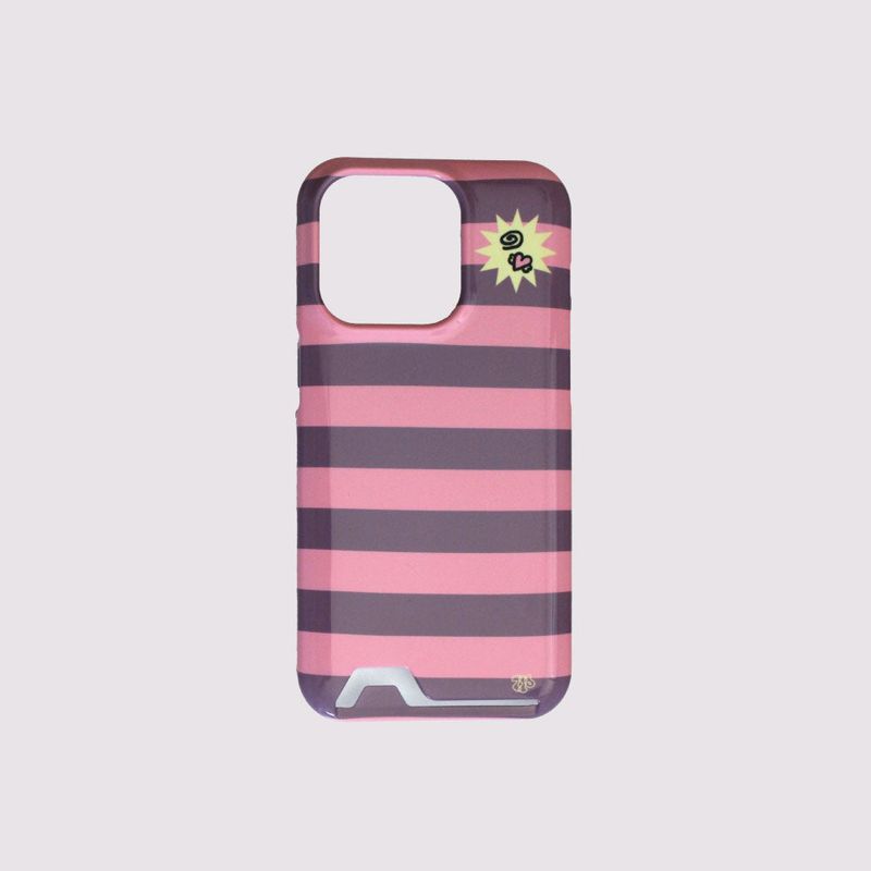 226STUDIO（226スタジオ）の「heart wings stripes card pocket phone case pink（Smartphone Accessories）」