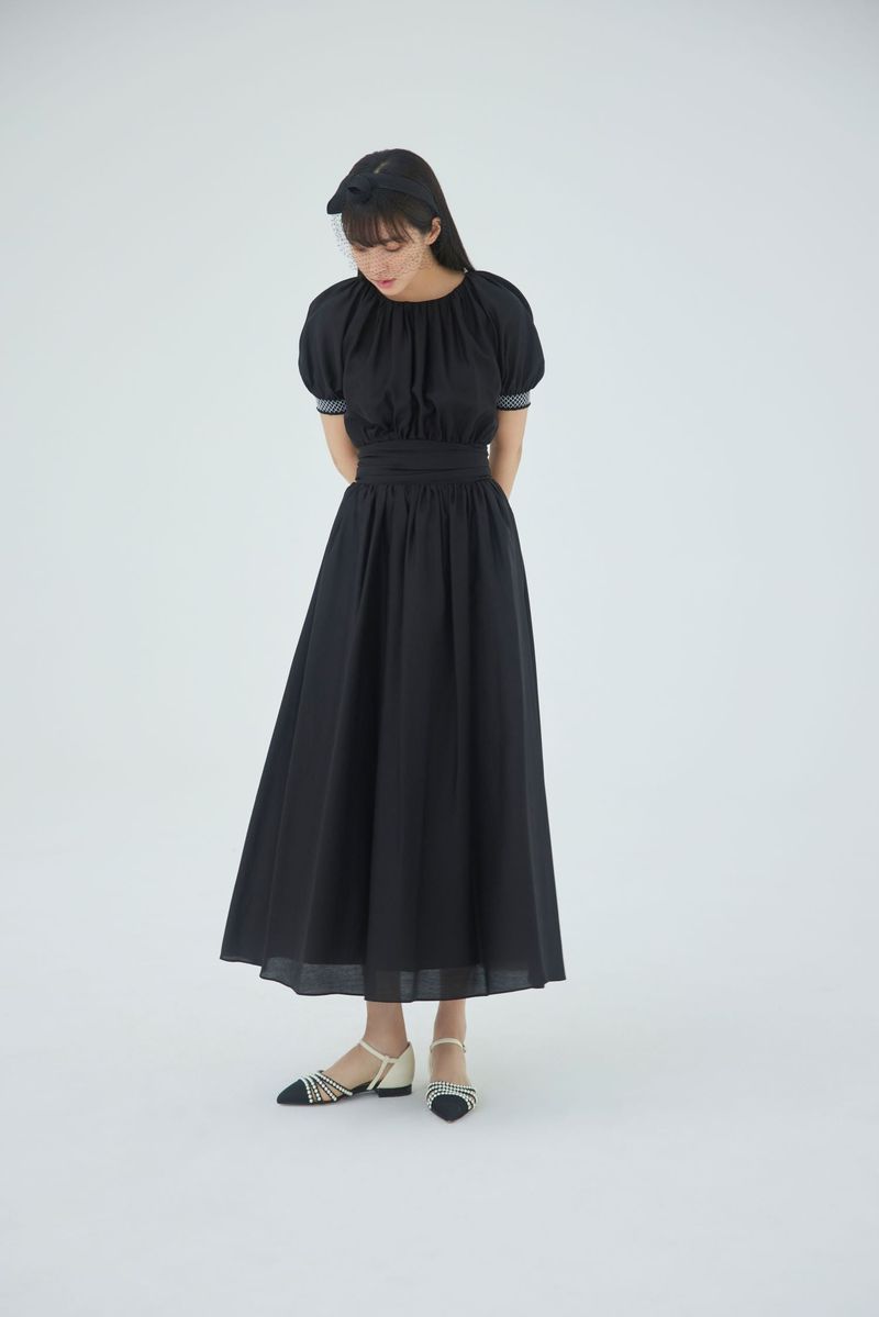 NO.4 DRESS - BLACK