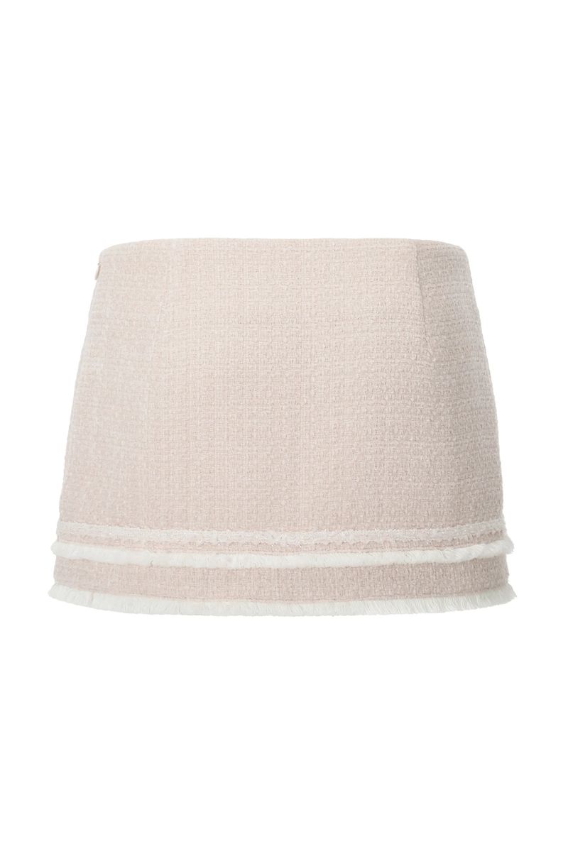 Carrie tweed skirt - pink