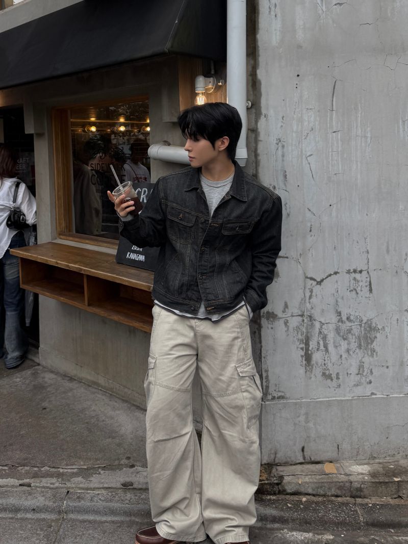 ロウデ カット カーブド パンツ
