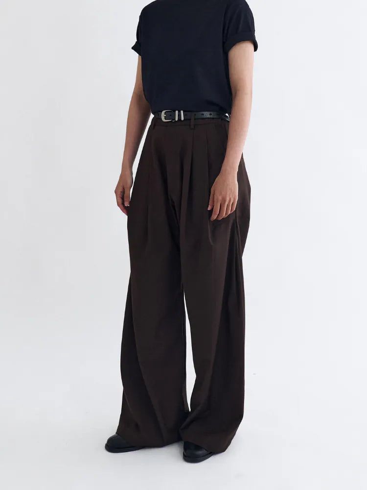 26SS PT4 Side-Pleated Trousers