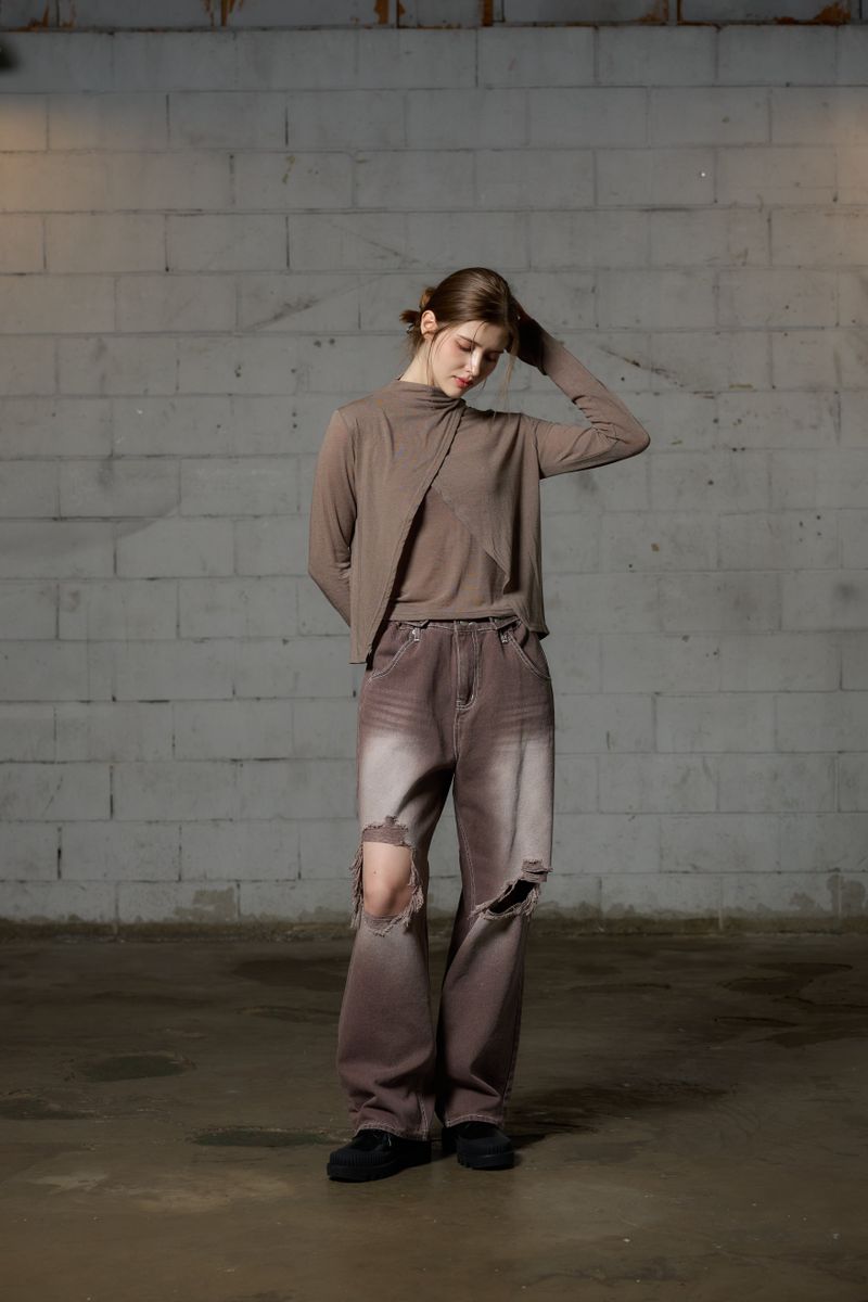 ARE WOOL LONG SLEEVE SET / MOCHA