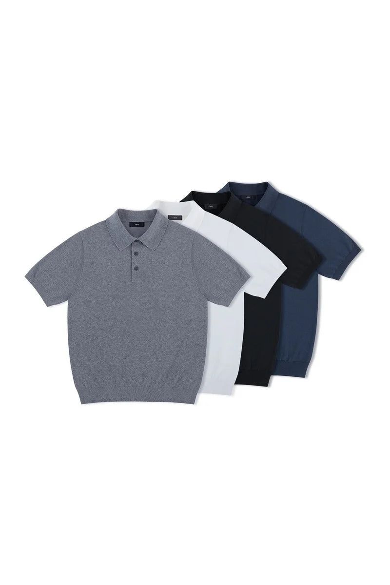 IDLT Basicsの「Silk Blend Knit Polo(Tops)」