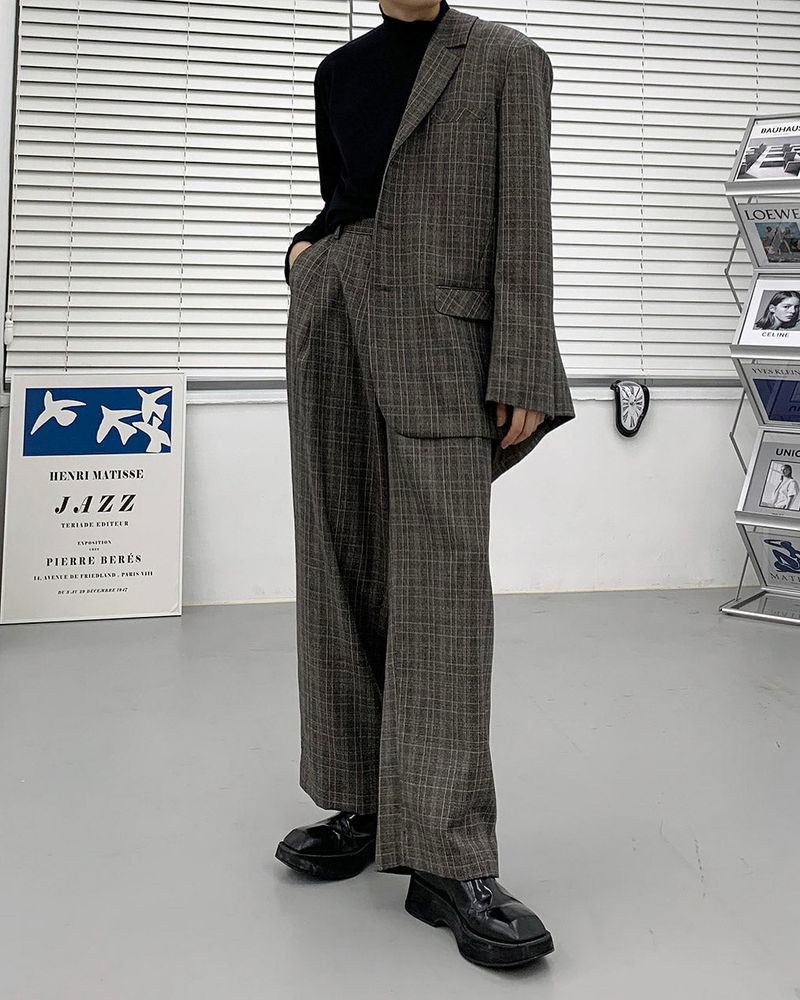 Midas Check Blazer (2 colors)