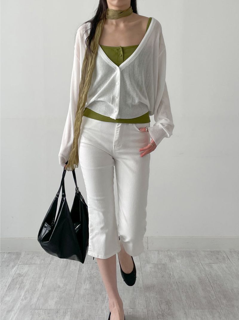 Soft Square Neck Sleeveless