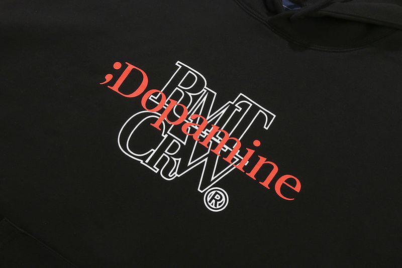 DOPAMINE FINGER HOODIE_BLACK