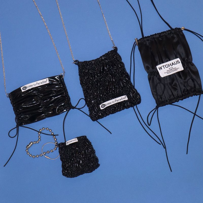 Sha-pei Rumple Bag (Black)