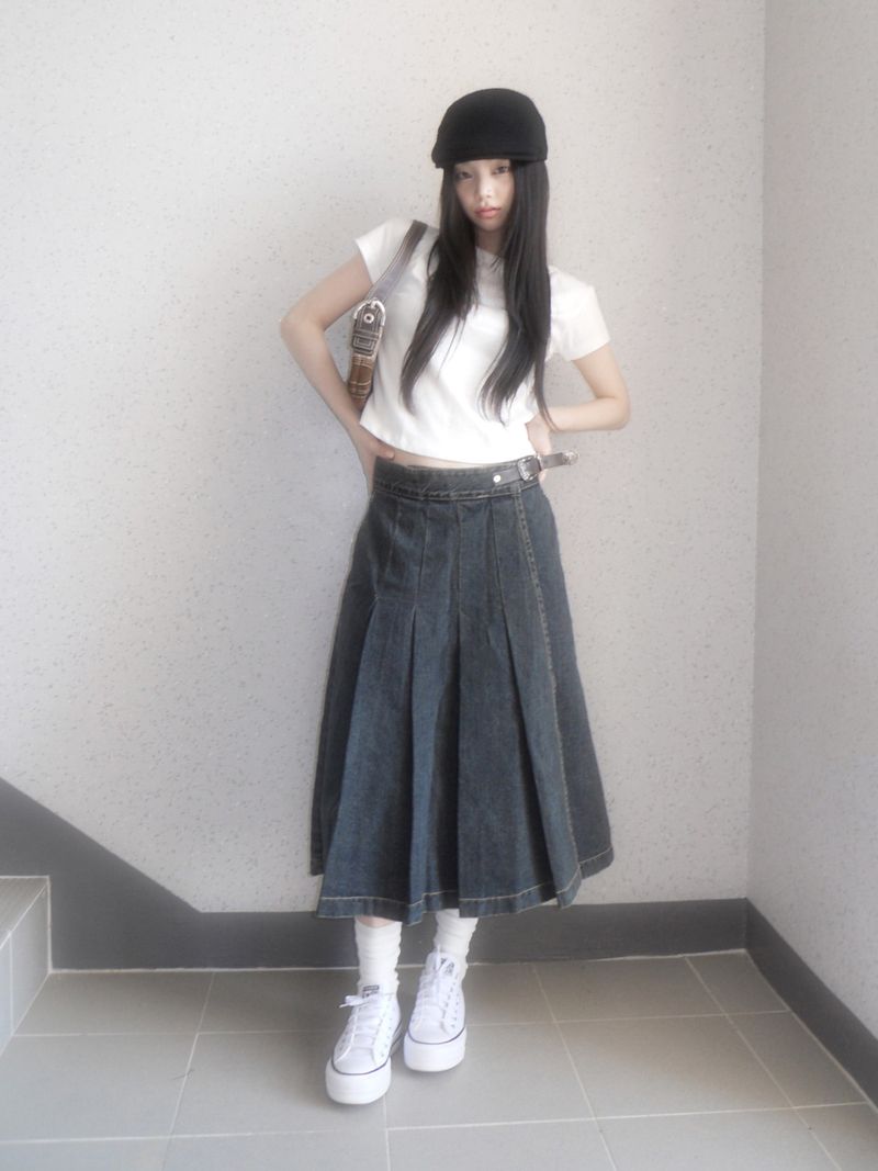 ZELENA(ゼレナ)の「iwgp pleats skirt(Skirts)」