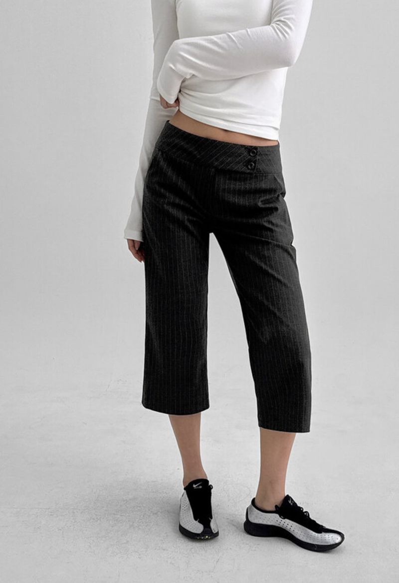 BLACKUP（ブラックアップ）の「[MADE] Born2 Stripe Capri Pants（Pants）」