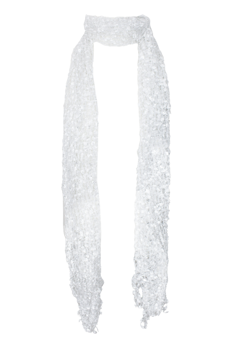 Twinkle net scarf (Black/White)
