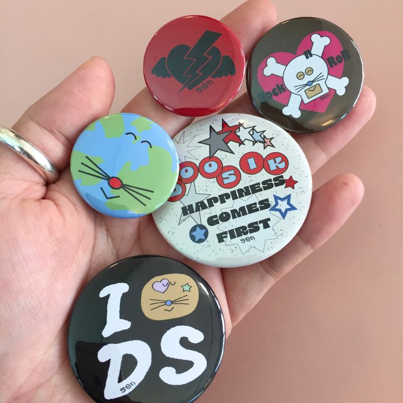SEN STUDIO(センススタジオ)の「ドゥーシックピンボタンセット (5ea)(アクセサリー)」