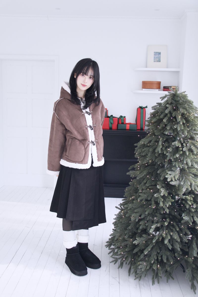 Bubble Wool Coloring Tteokbokki Cropped Mustang 2 colors