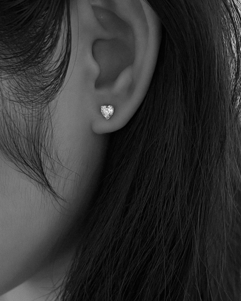 Bijou cubic earring (silver)