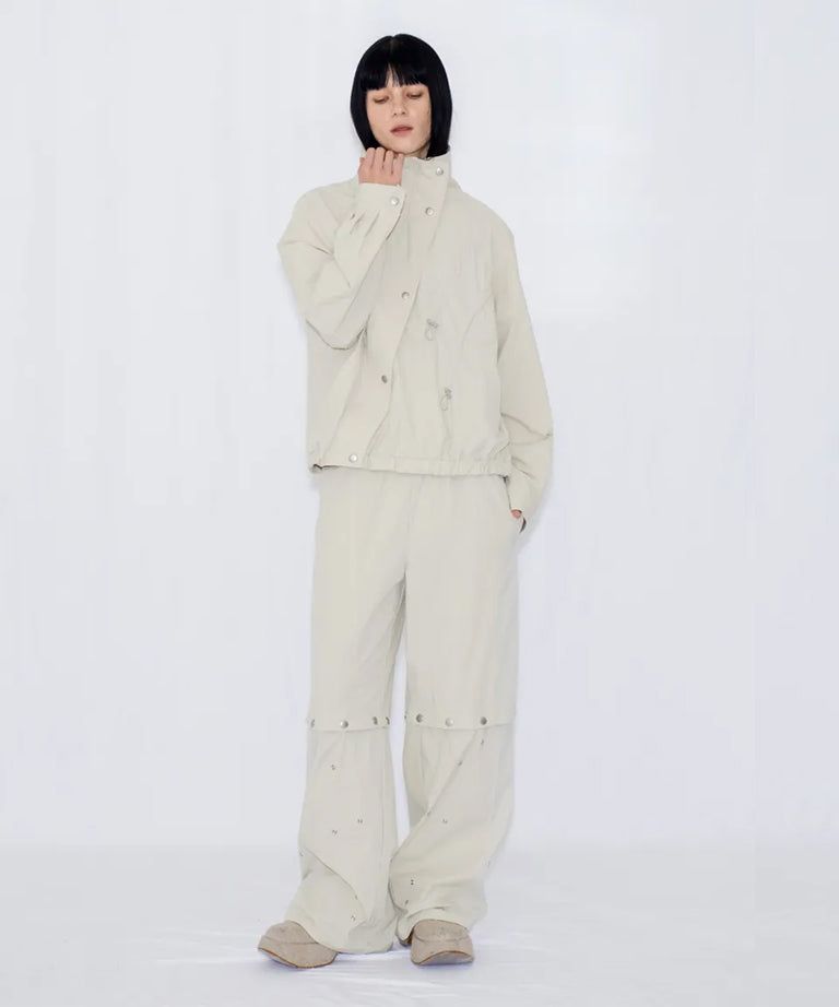 DRAWSTRING TRACK JACKET