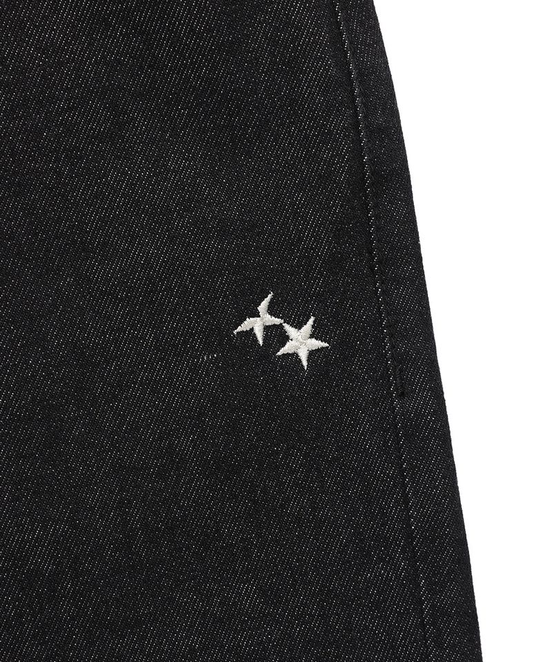 W MILKY WAY DENIM PANTS BLACK(CV2FFFD111A)