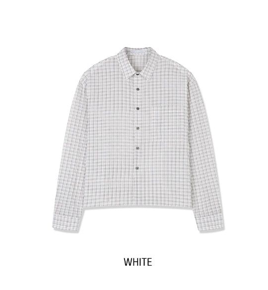 Mog Crop Check Shirt