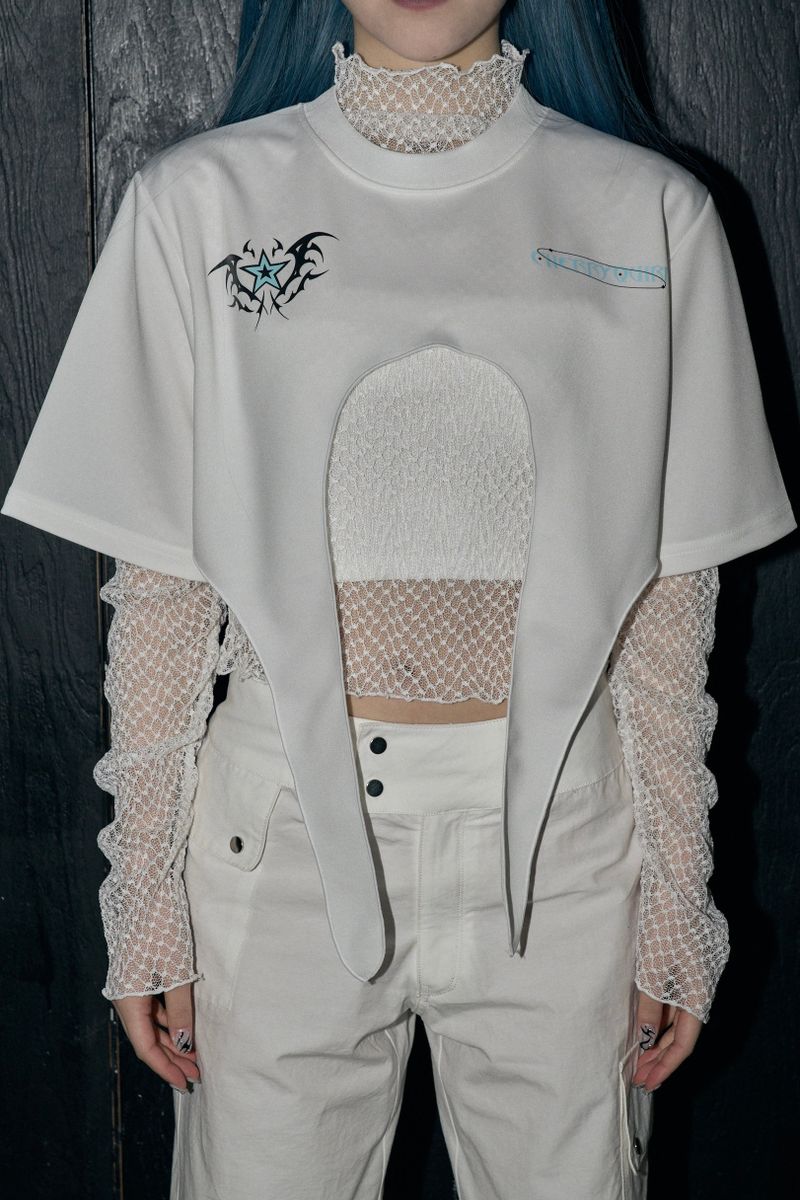 angel number layered top set - ivory