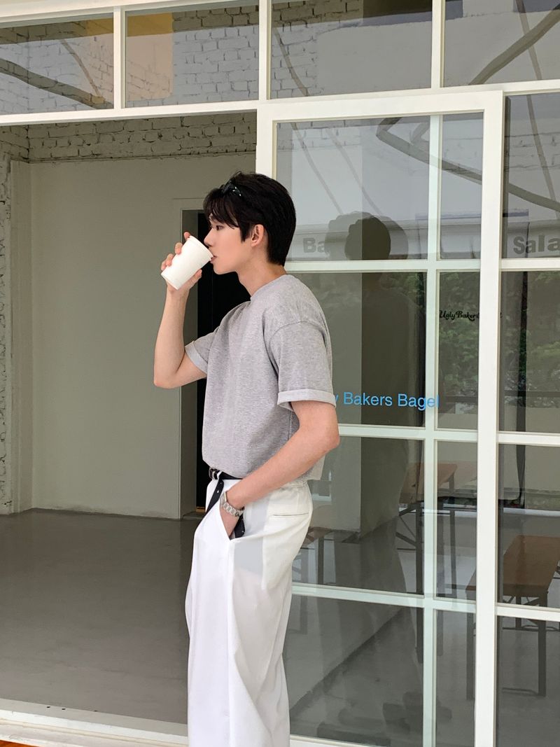 LMN Hand Cool Cotton Round Short Sleeve (5 colors)